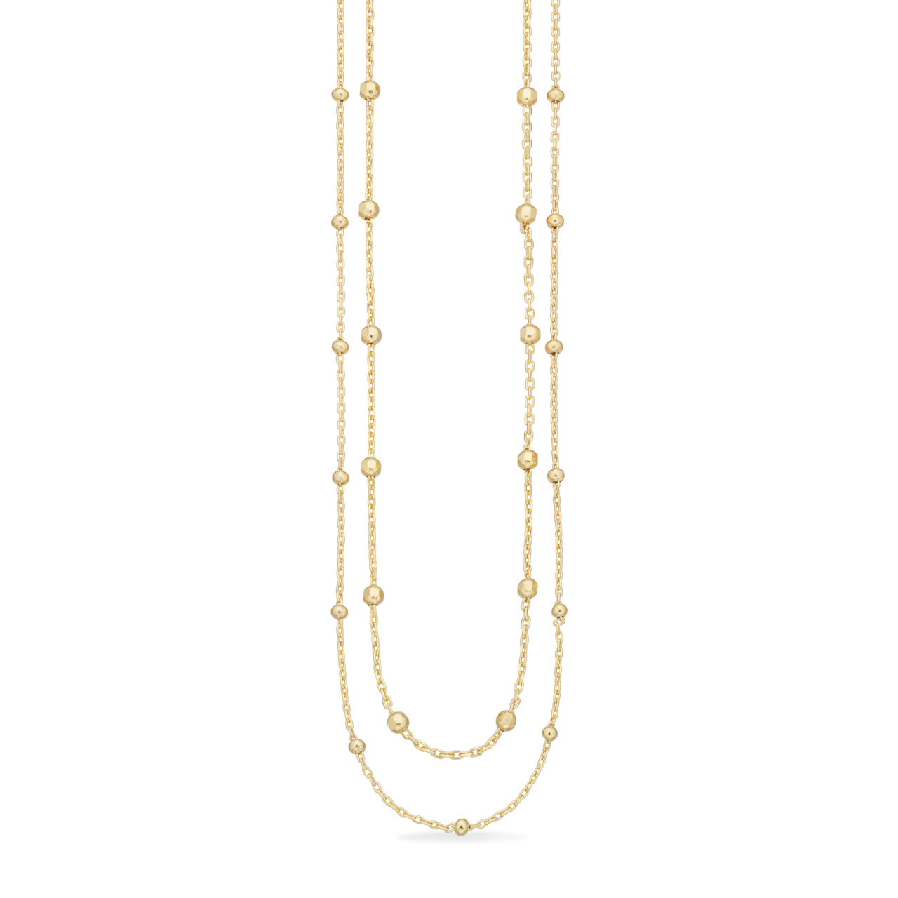 Necklace 925 goldplated 42+3 cm