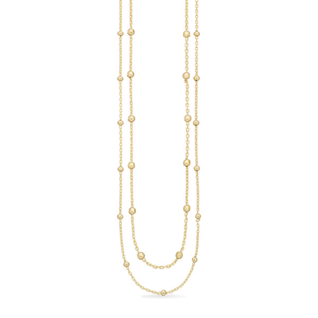 Necklace 925 goldplated 42+3 cm