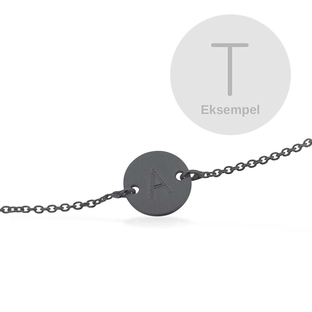 #TagMe rund T sølv so. rho. m/kæde17cm