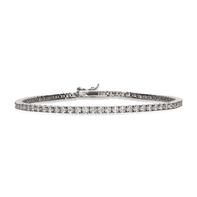 Tennis bracelet zir. 925 rho.