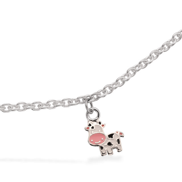 Small pendant cow 925