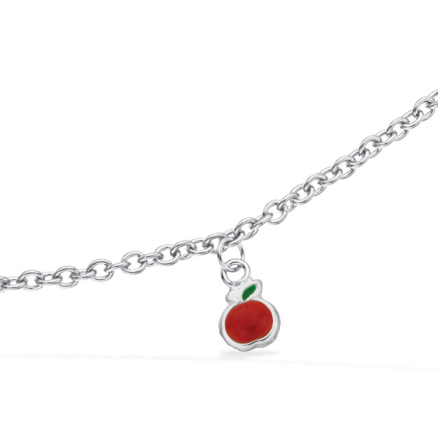 Bracelet red apple 925