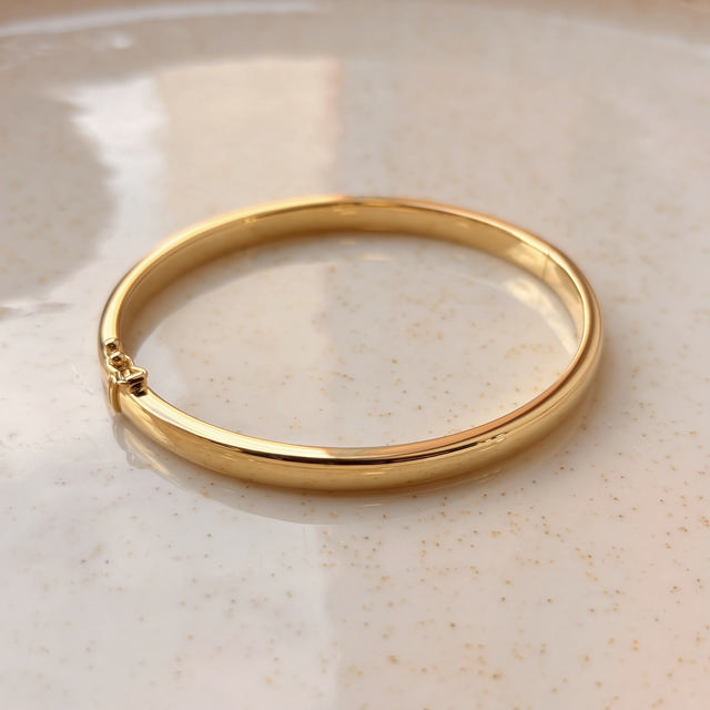 *Armring 5 mm. sølv fg.