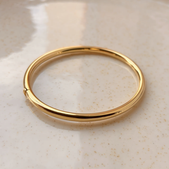 *Armring 4 mm. sølv fg.