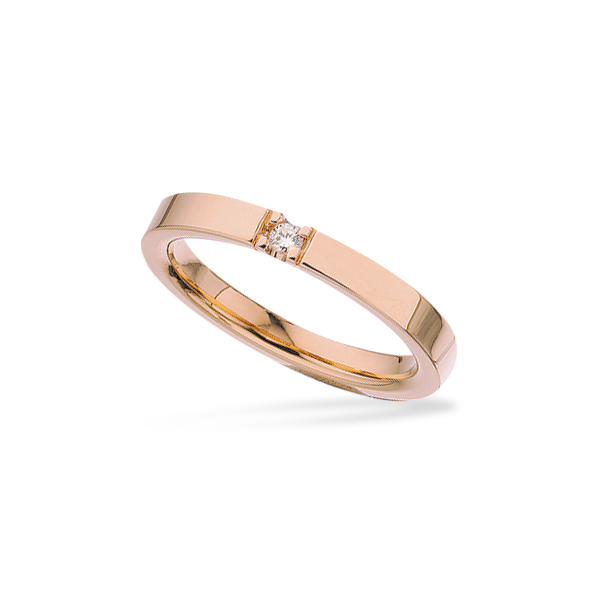 iLove ring sølv rosé fg. 0,03 H-W/P1