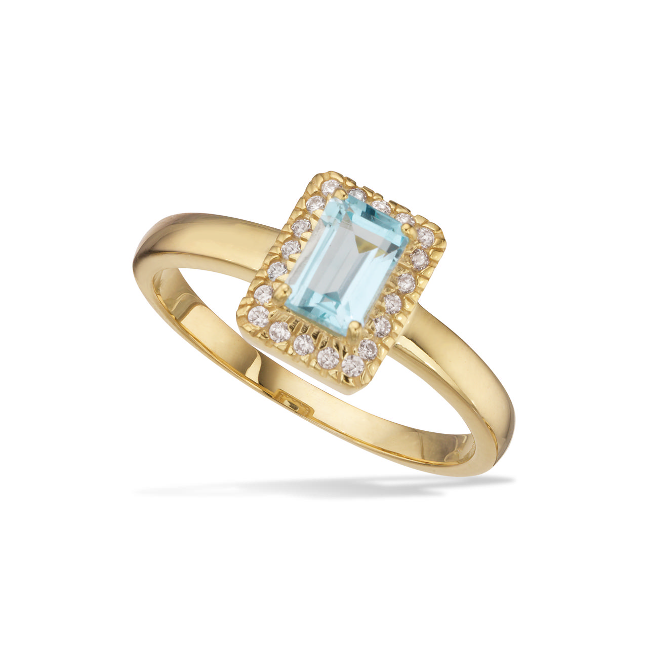 Ring topaz / zir. 333 yell.