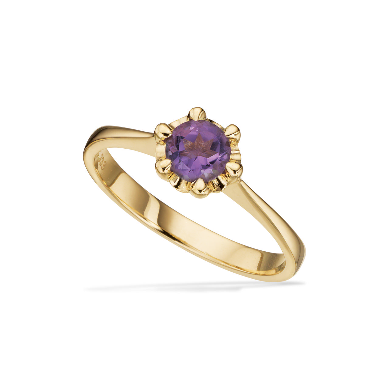 Ring amethyst 333 yell.