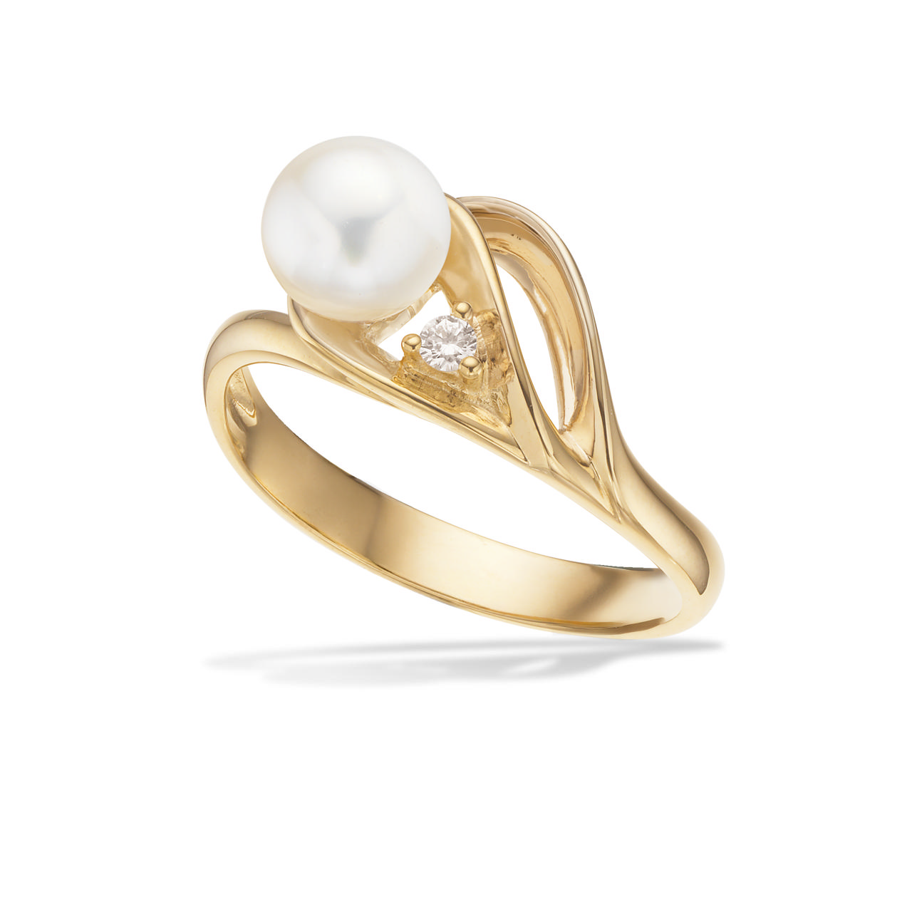 *Ring Fkp./cubic zir. 8 kt.