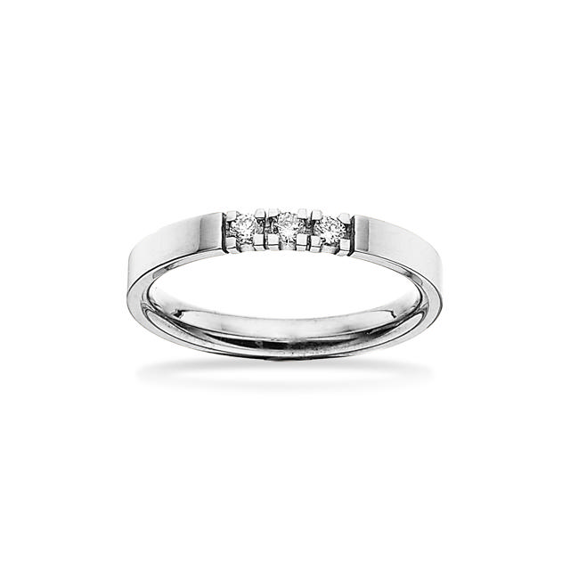 Grace Ring 14kt.hv.3x0,04 H-W/SI