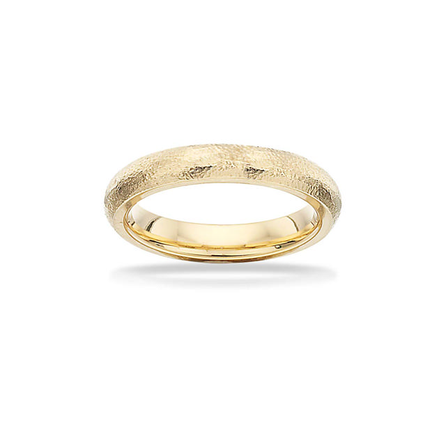 Grace Ring rustik 14 kt. rd u/sten