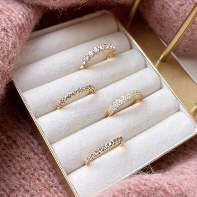 *SoHo ring cubic zir. sølv fg.