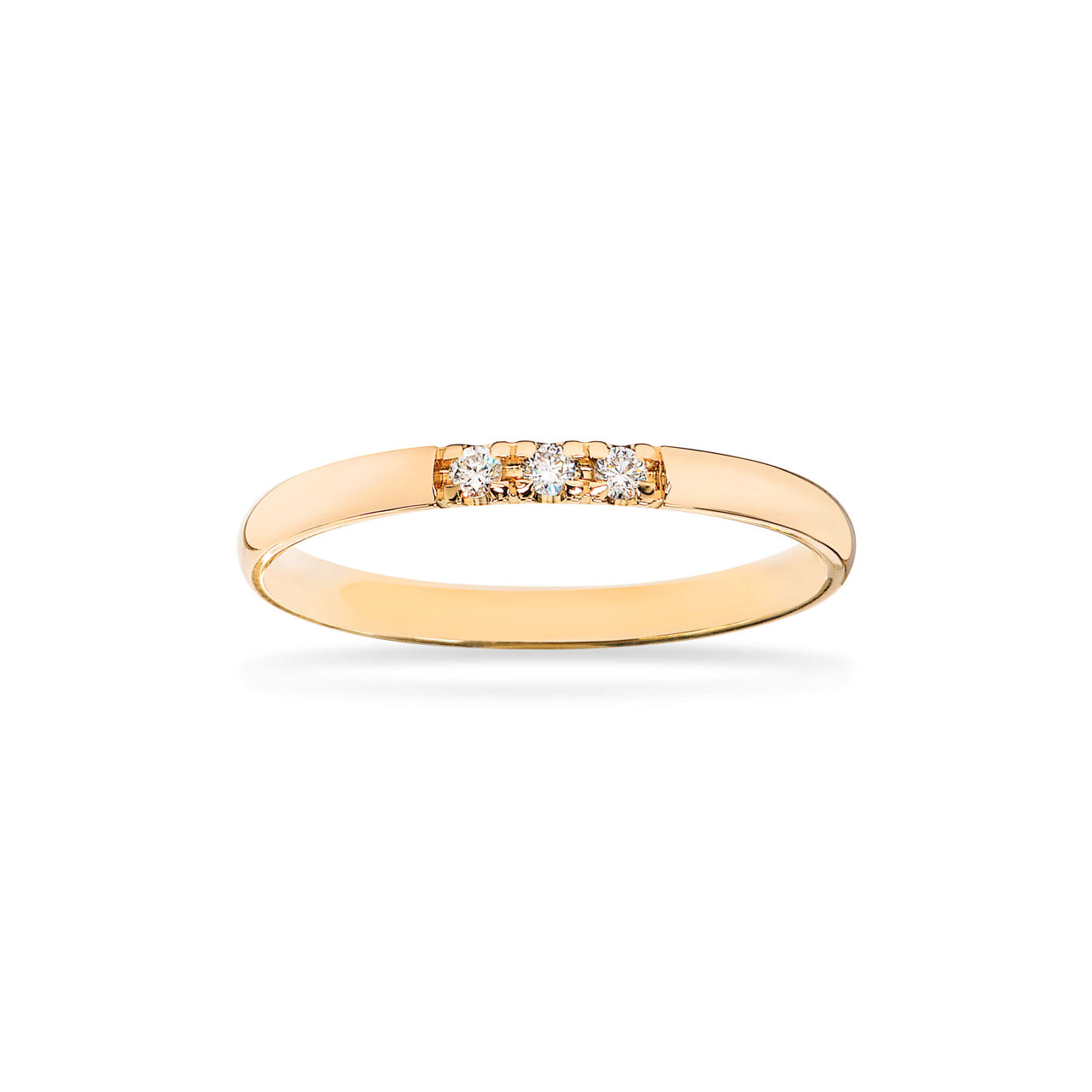 Grace Ring 8 kt. rd. 3x0,02 H-W/P1