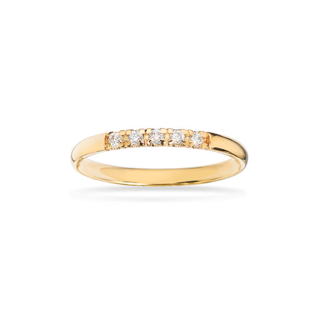 Grace Ring 8 kt. rd. 5x0,02 H-W/P1