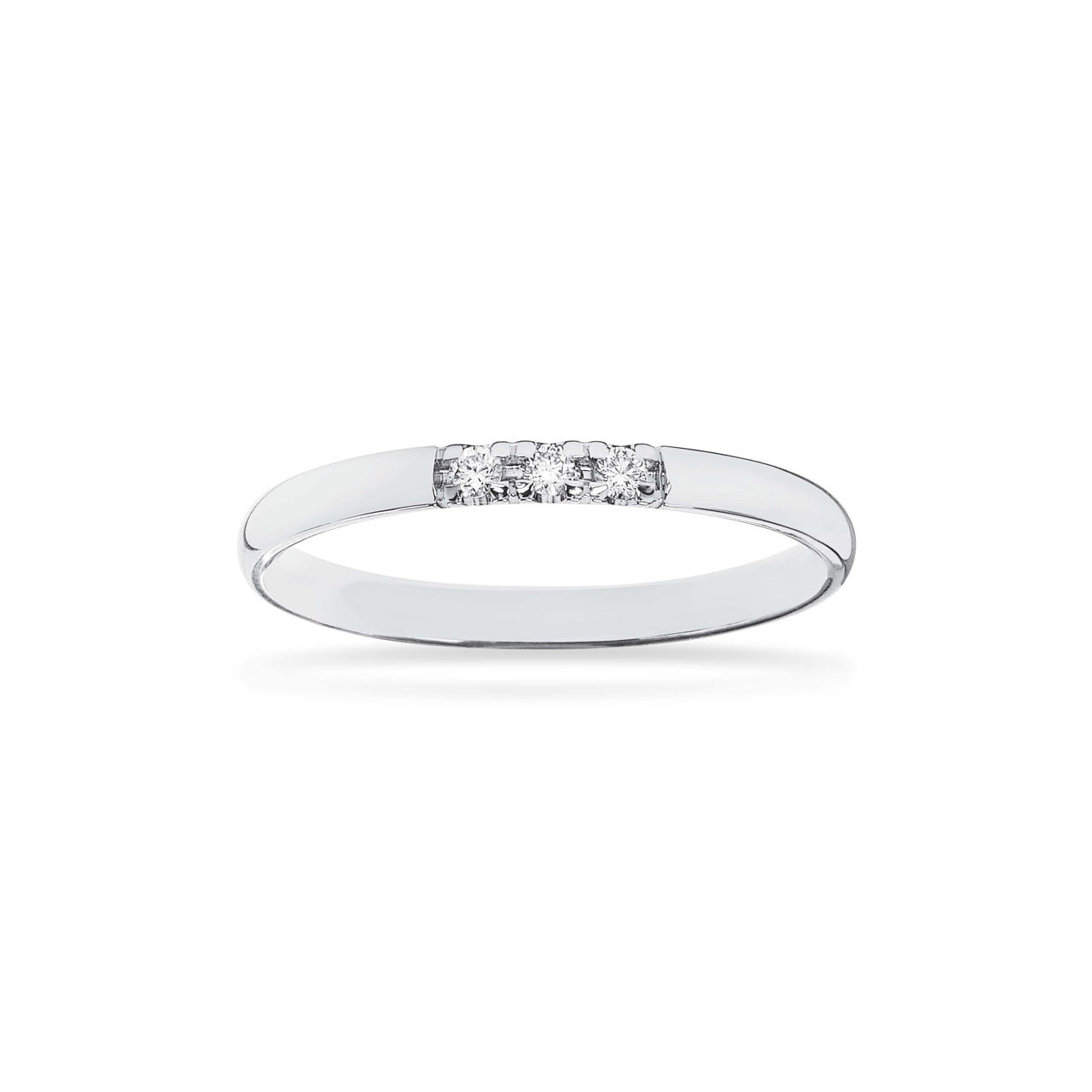 Grace Ring 8 kt. hv. 3x0,02 H-W/P1