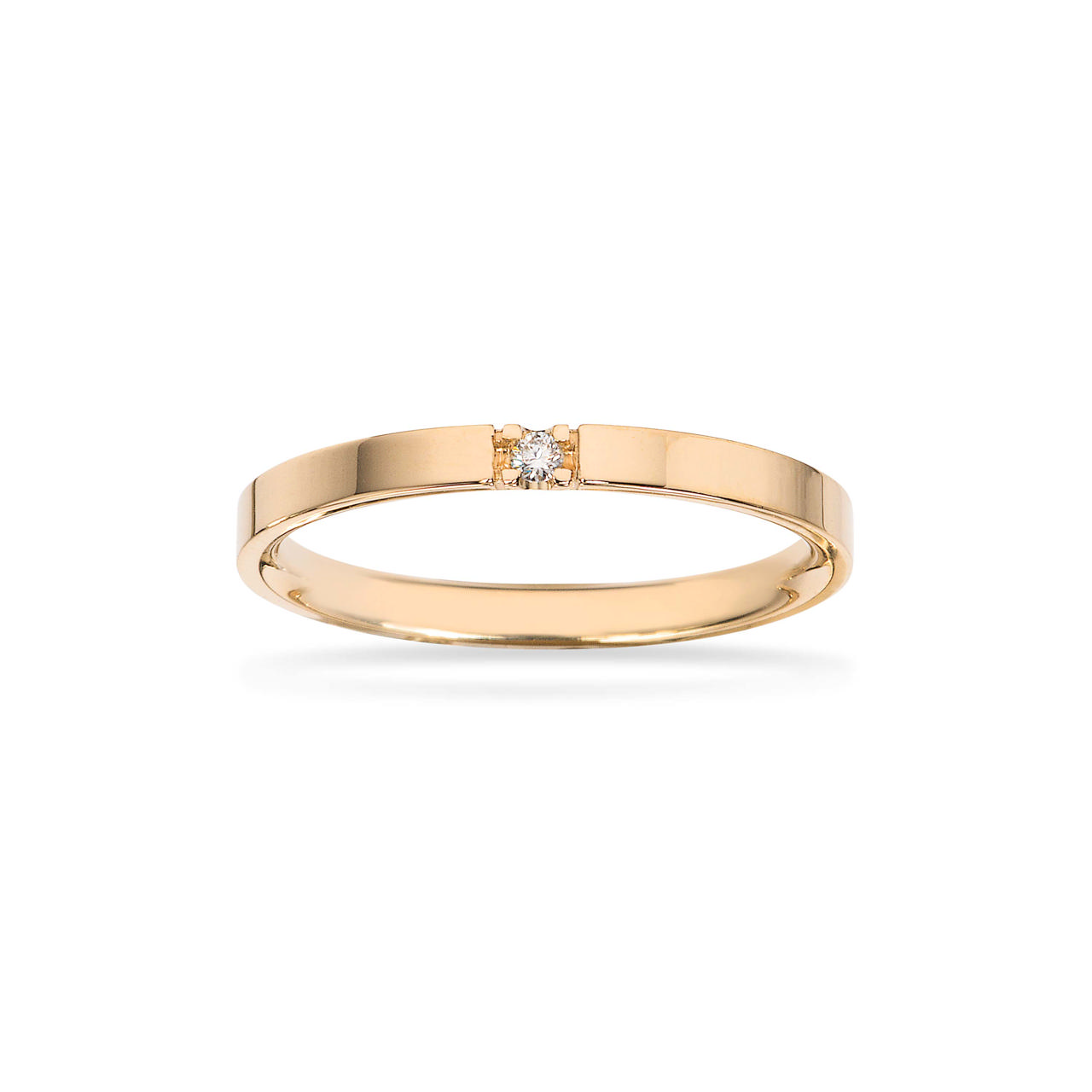 Grace Ring 8 kt. rd. 1x0,02 H-W/P1