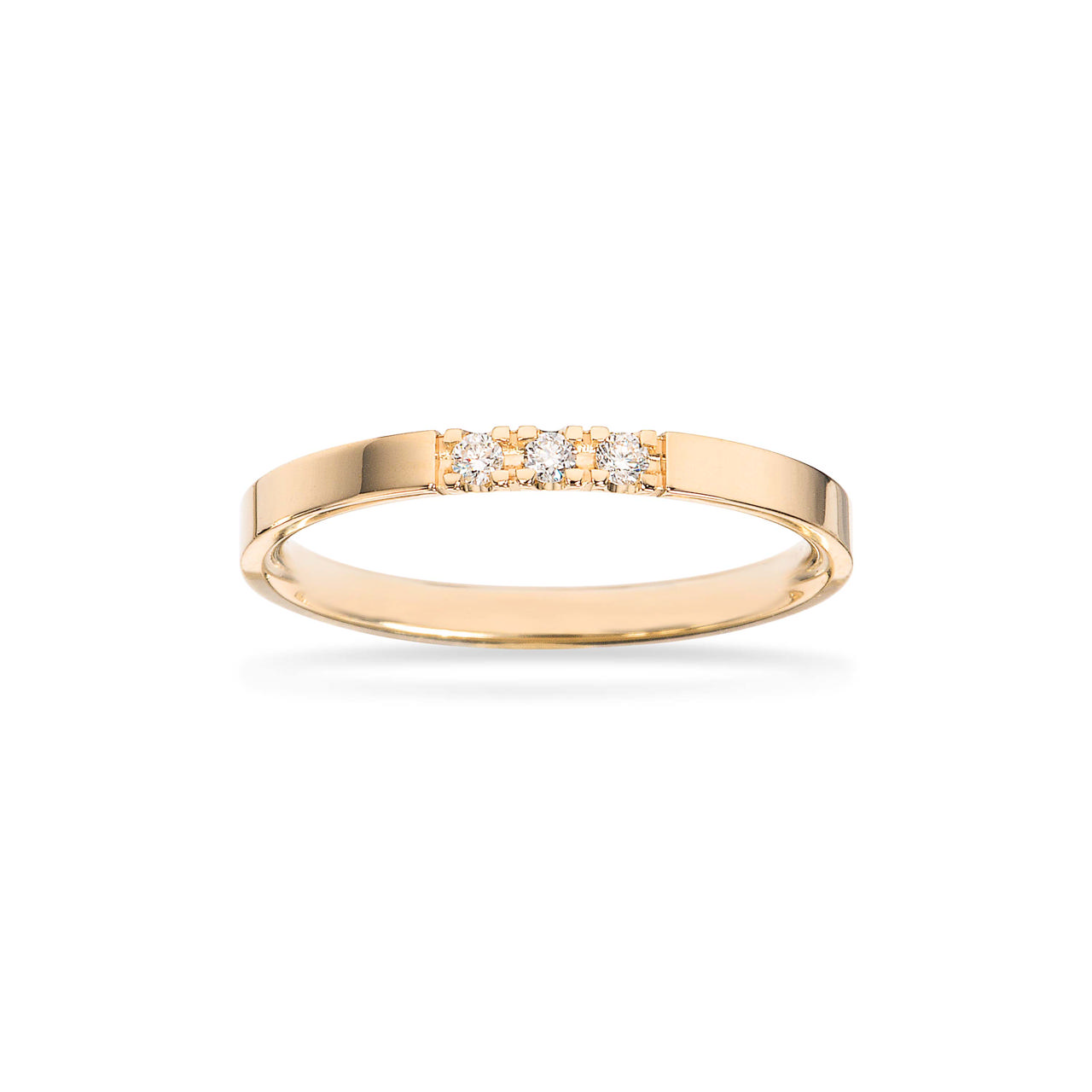 Grace Ring 8 kt. rd. 3x0,02 H-W/P1