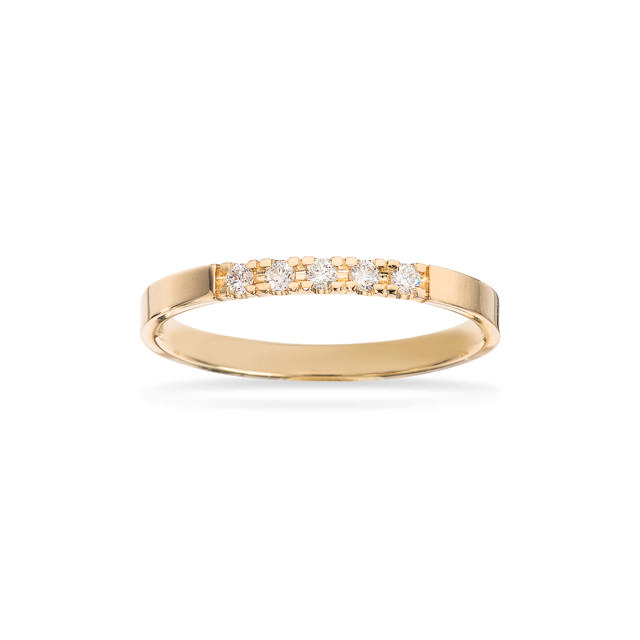 Grace Ring 8 kt. rd. 5x0,02 H-W/P1