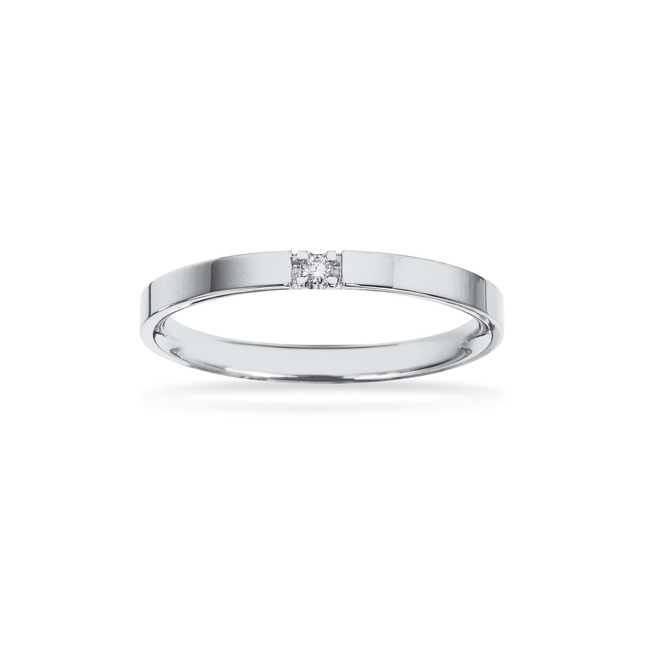 Grace Ring 8 kt. hv. 1x0,02 H-W/P1