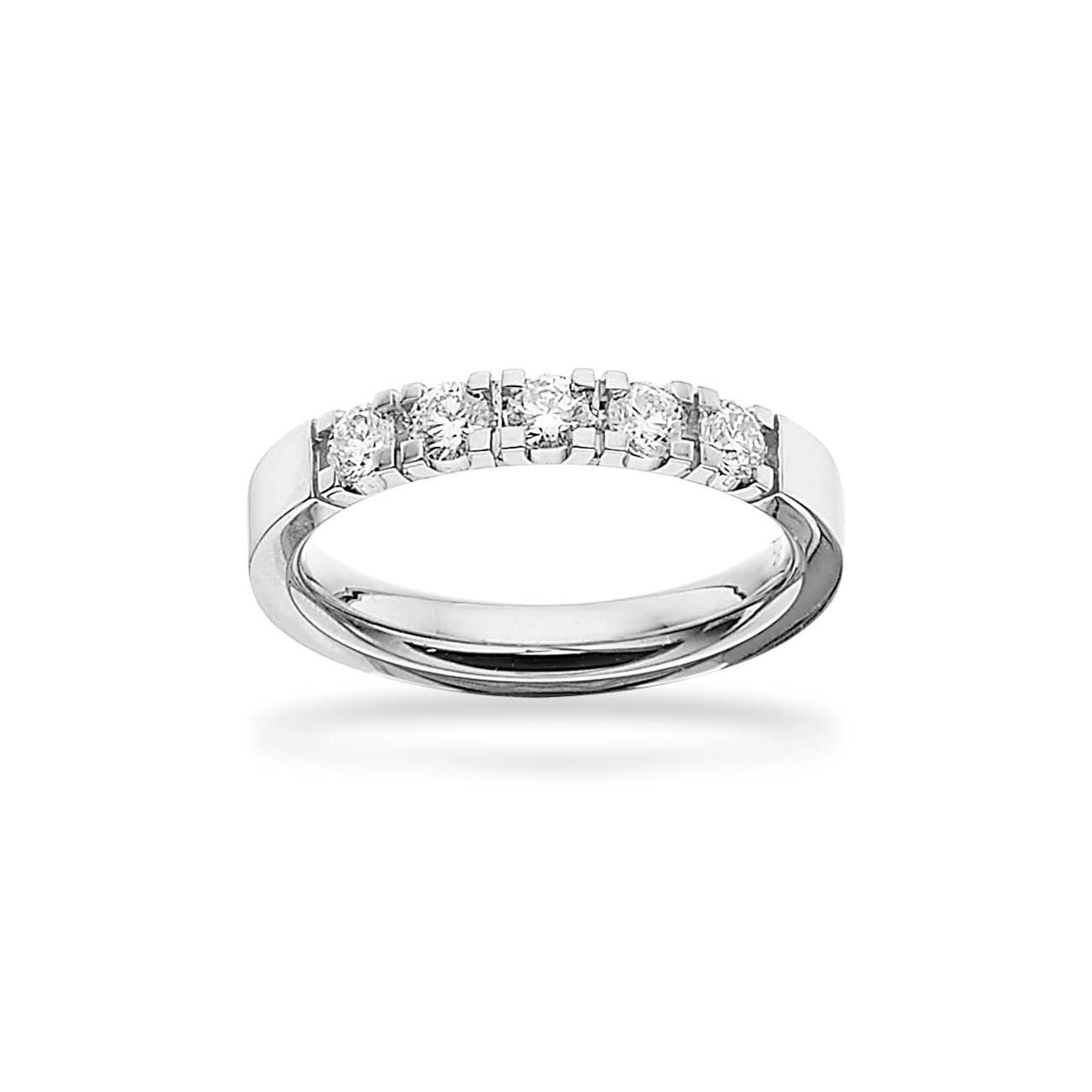 Grace Ring 9 kt. hv. 5x0,08 H-W/SI