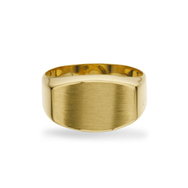 Herre plade ring 8 kt.