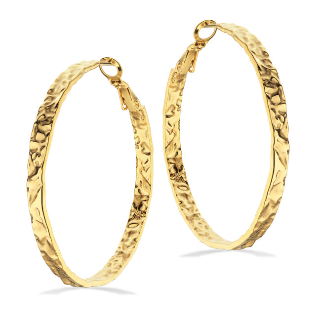 Hoops steel gold