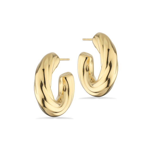 *Molly halvcreoler snoet 25 mm stål guldfarvet