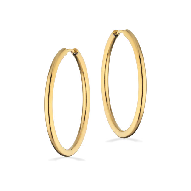 *Molly creoler 2,5 x 30 mm stål guldfarvet