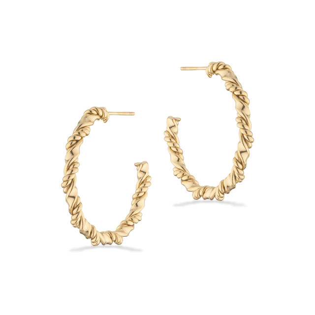 *Molly halvcreoler snoet 20 mm stål guldfarvet