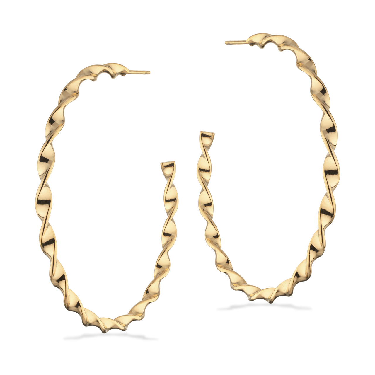 *Molly halvcreoler snoet 40 mm stål guldfarvet