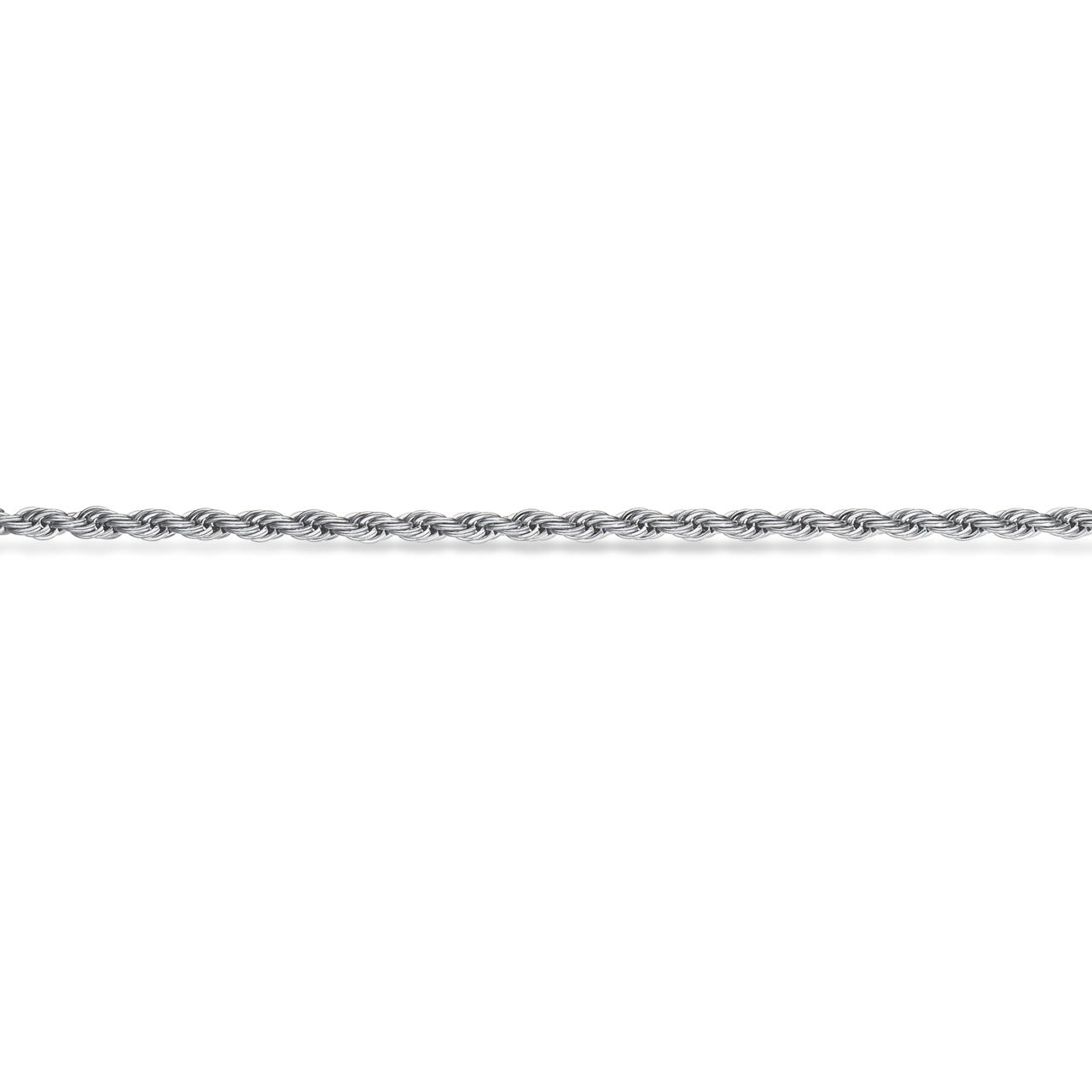 *Armbånd cordel 7 mm stål 19+3 cm