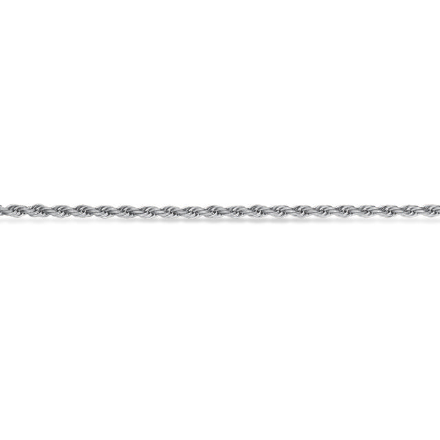 *Armbånd cordel 7 mm stål 19+3 cm