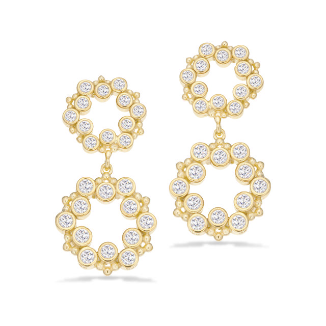 Earhanger zir. 925 goldplated