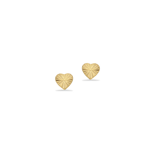 Earsticks heart 925 goldplated