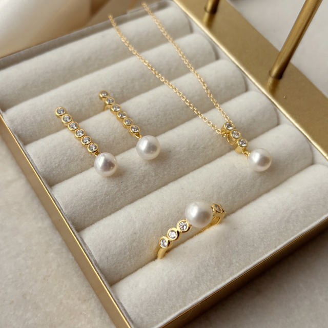 Pendant fwp./ zir. 925 goldplated