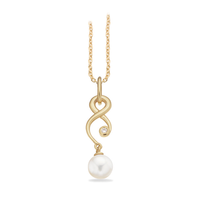 Pendant eternity fwp./ zir. 925 goldplated
