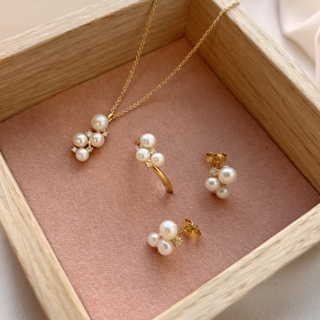 Pendant fwp./ zir. 925 goldplated