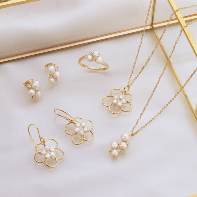 Pendant fwp./ zir. 925 goldplated