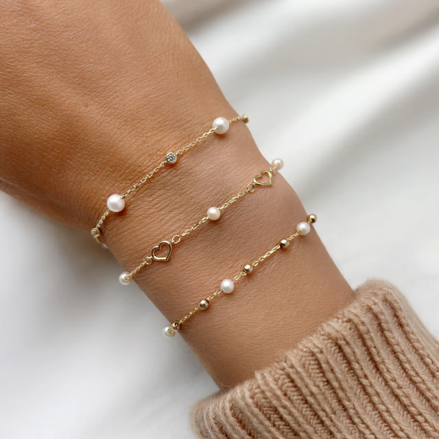 Bracelet balls fwp. 17+2 cm 333 yell.