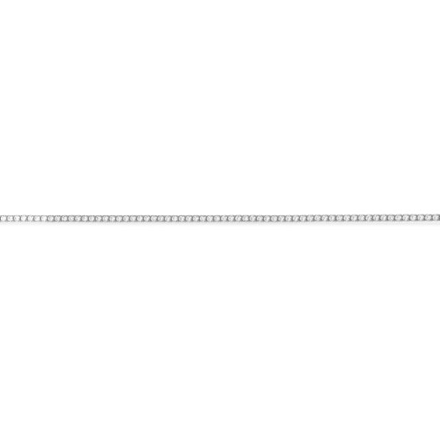 SoHo tennis armbånd sølv rh. 17+2 cm