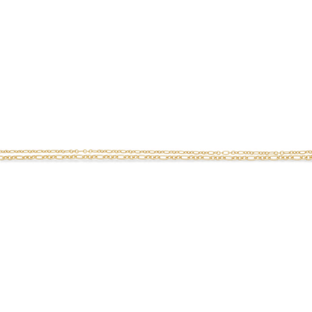 Bracelet 925 goldplated 17+2 cm