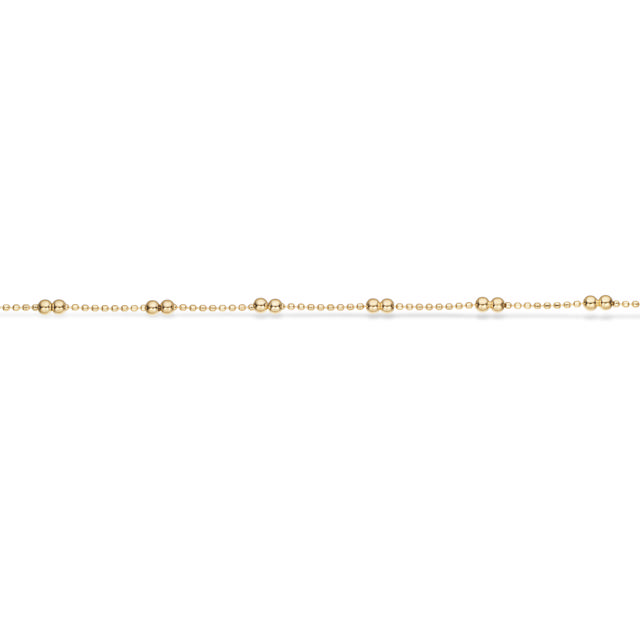 Bracelet 925 goldplated 17+2 cm
