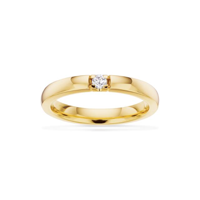 *Grace Ring 14 kt.rd 1x0,07 H-W/SI