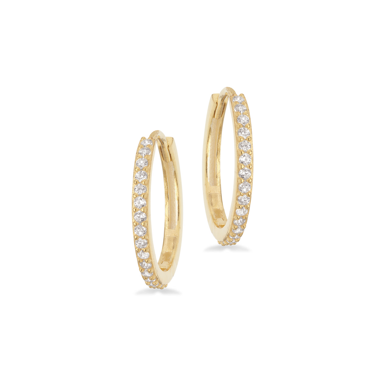 Hoops zir. 925 goldplated