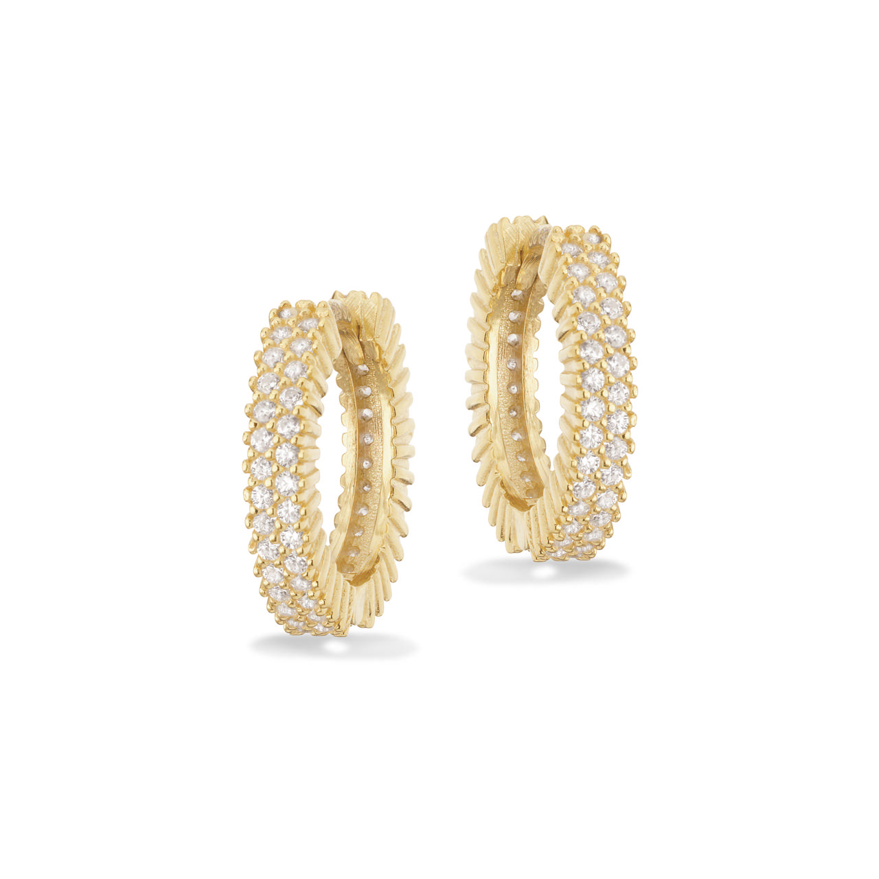 Hoops zir. 925 goldplated