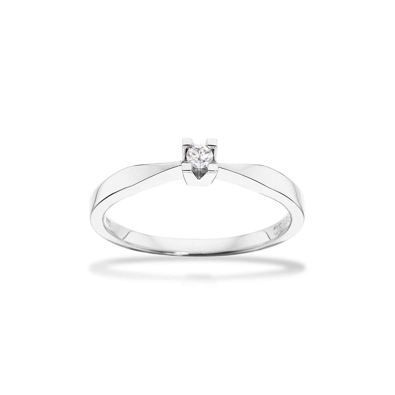 Ring 0,05 H-W/SI 333 white