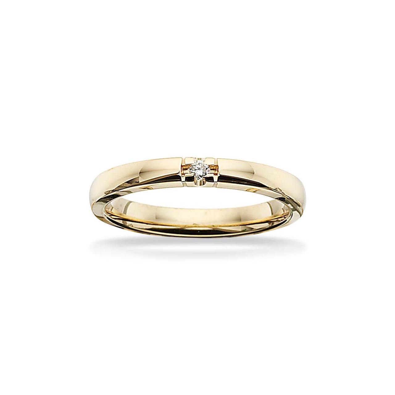 *Grace Ring 14kt.rd 1x0,03 H-W/SI