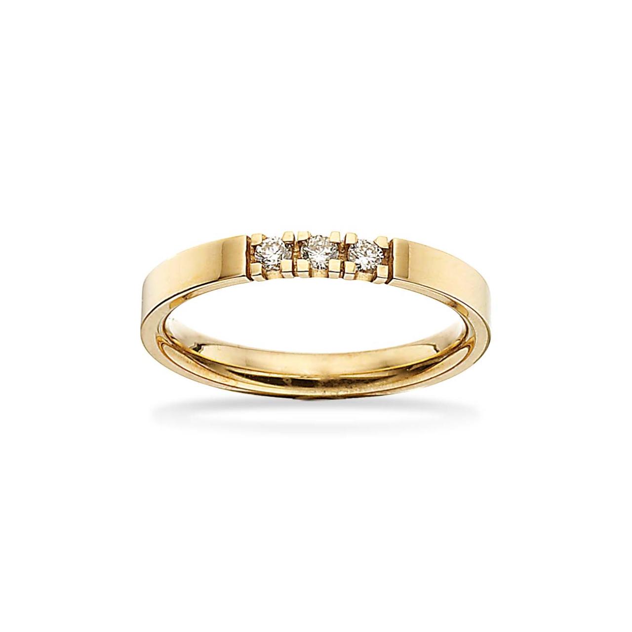 Grace Ring 14kt.rd 3x0,04 H-W/SI