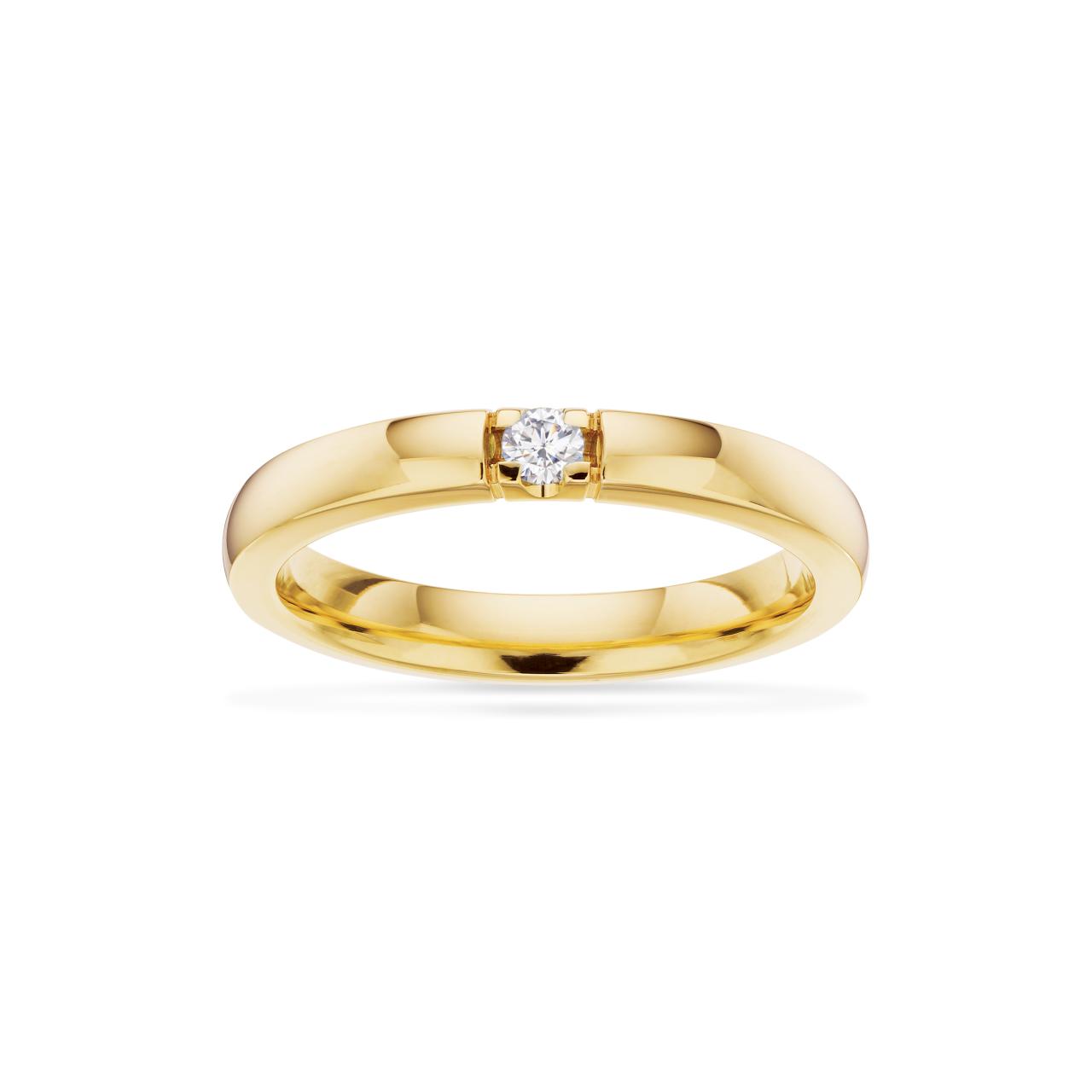 *Grace Ring 14 kt.rd 1x0,07 H-W/SI