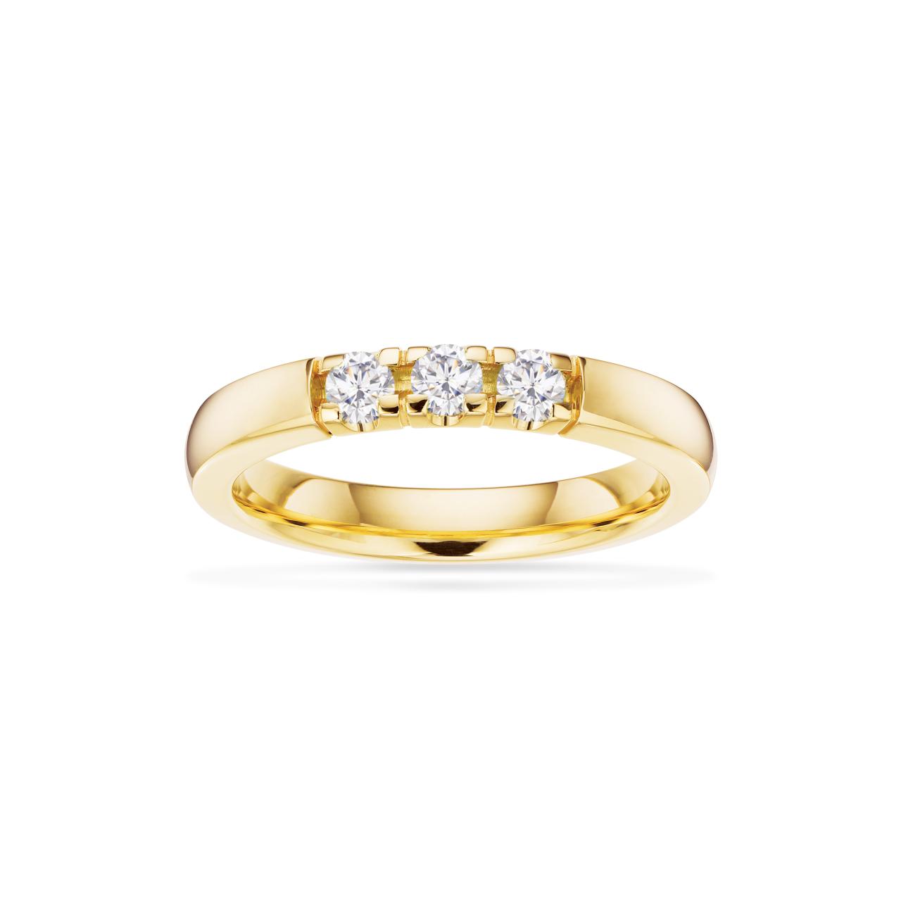 *Grace Ring 14 kt.rd 3x0,07 H-W/SI