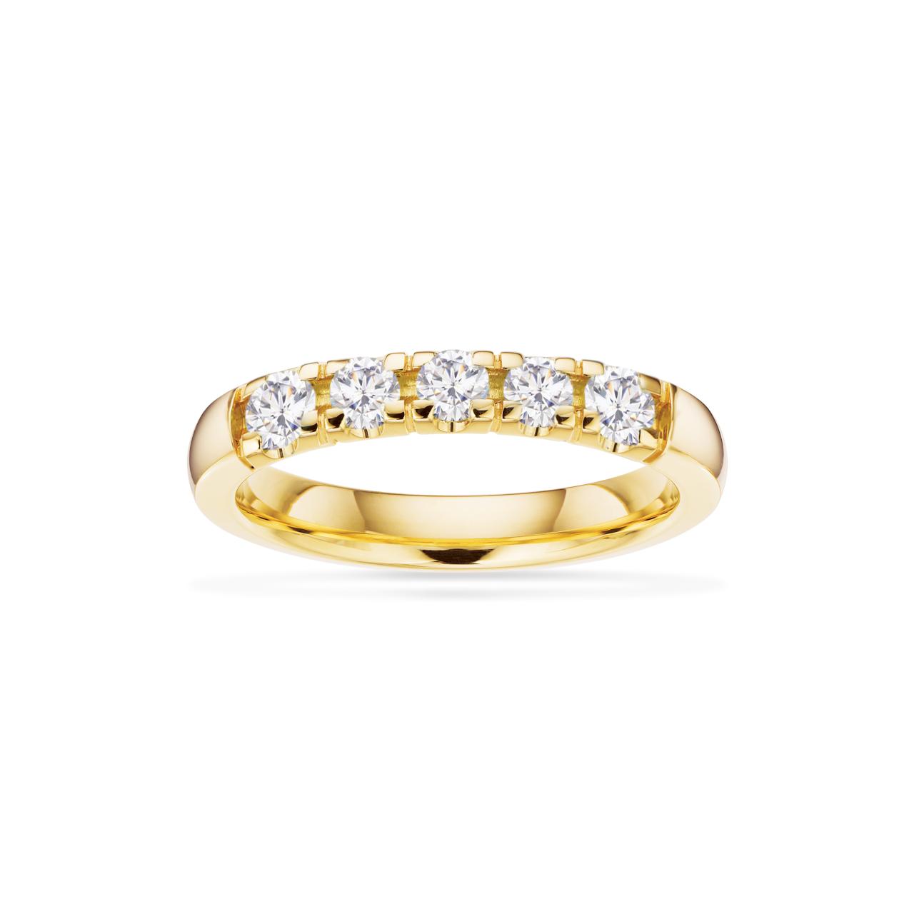 *Grace Ring 14 kt.rd 5x0,07 H-W/SI